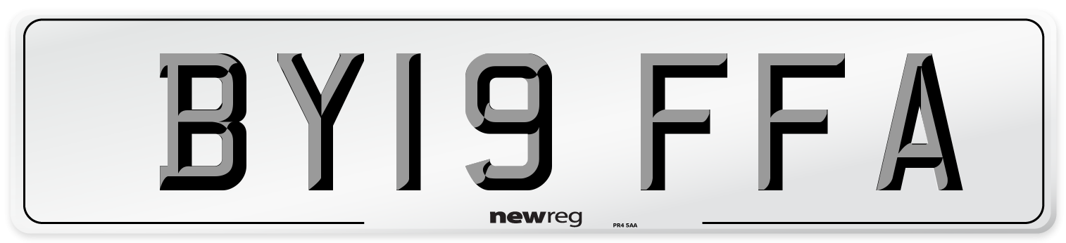 BY19 FFA Number Plate from New Reg